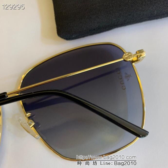 GUCCI古馳 GG0396 復古圓框 雙色滴油上色 原版定制 時尚前衛 女款太陽鏡  lly1525